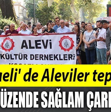 Aleviler tepkili