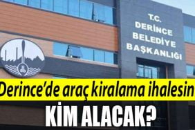 derince belediyesi arac kiralama