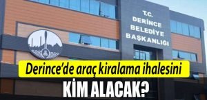 derince belediyesi arac kiralama