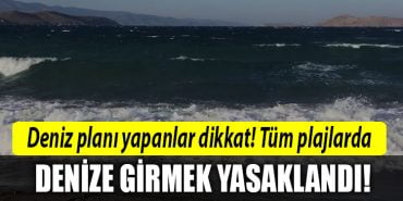 kandira denize girmek yasak 1
