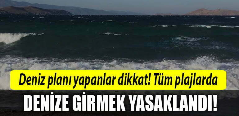 kandira denize girmek yasak 1