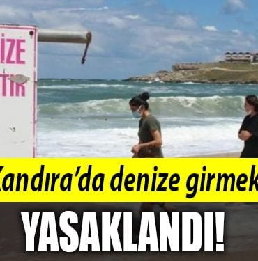 kandira denize girmek yasak