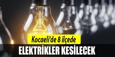 kocaeli 14 agustos elektrik kesintisi