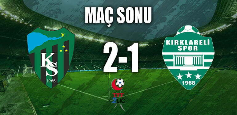kocaelispor mac sonucu