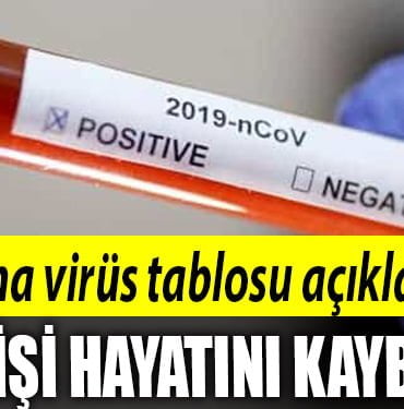 korona kaç kişi öldü