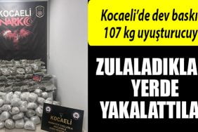 uyusturucu baskini kocaeli