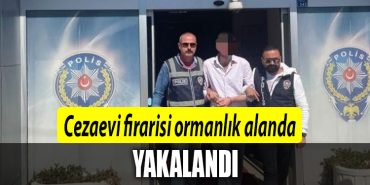 CEZAEVI FIRARISI ORMANLIK ALANDA