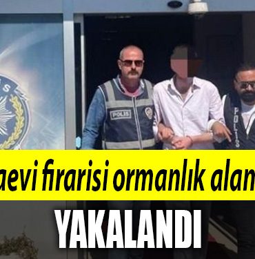 CEZAEVI FIRARISI ORMANLIK ALANDA