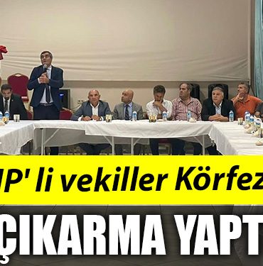 CHP VEKILLER KORFEZ ZIYARET