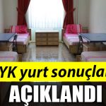 KYK yurt sonuclari
