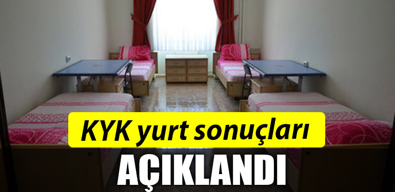 KYK yurt sonuclari