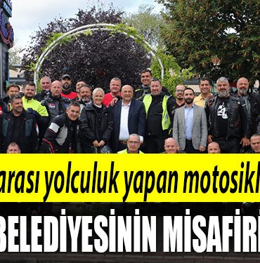 Kitalararasi yolculuk yapan motosikletciler Izmit Belediyesinin misafiri oldular 2