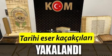 Tarihi eser kacakcilari yakalandi
