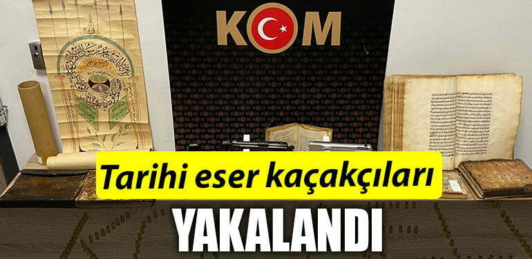 Tarihi eser kacakcilari yakalandi
