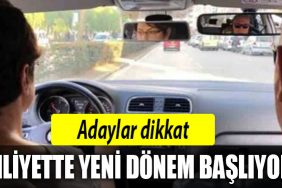 ehliyet yeni donem