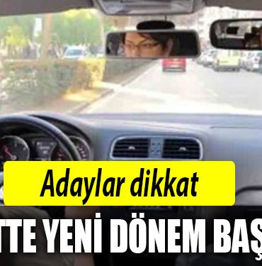 ehliyet yeni donem