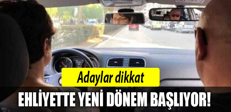 ehliyet yeni donem