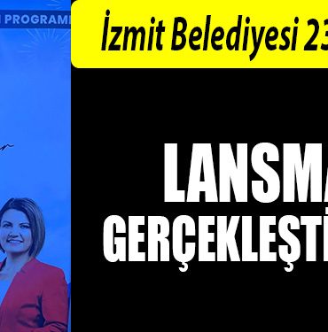 izmit belediyesi lansman