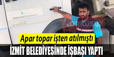 izmit belediyesinde is basi yapti 1