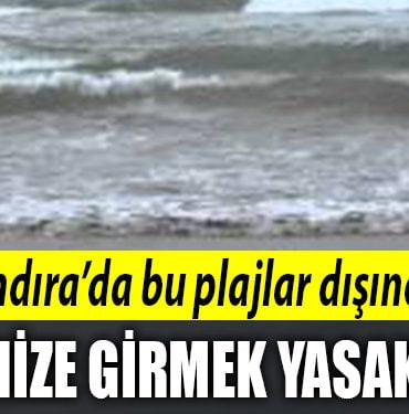 kandira deniz yasak