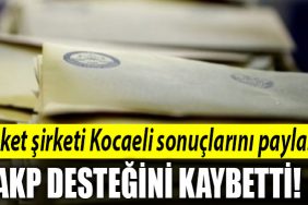 kocaeli anket sonuclari