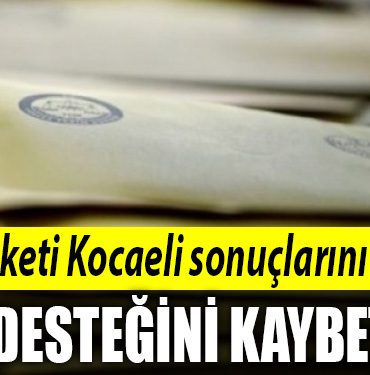 kocaeli anket sonuclari