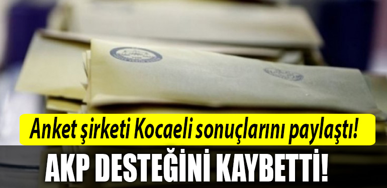 kocaeli anket sonuclari