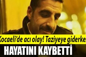 kocaeli kaza