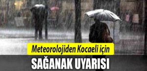 kocaeli saganak uyarisi