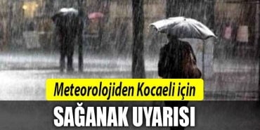 kocaeli saganak uyarisi