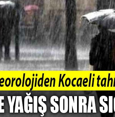 kocaeli yagmur sicak