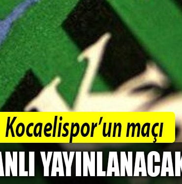 kocaelispor canli yayin