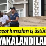 mazot hirsizlari yakalandi
