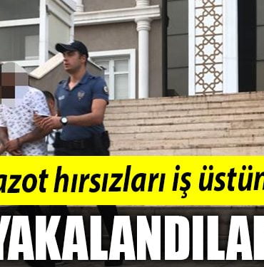 mazot hirsizlari yakalandi
