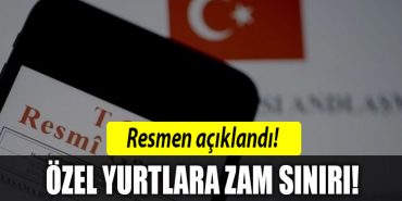 ozel yurtlara zam siniri