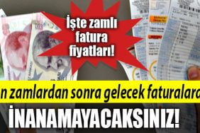 zamli fatura fiyatlari
