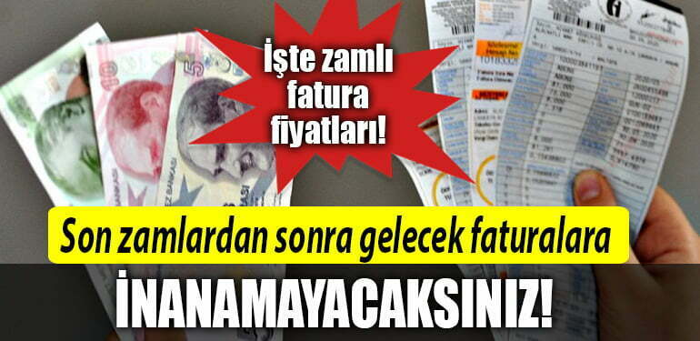 zamli fatura fiyatlari
