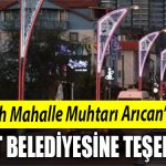 Alikahya Fatih Mahalle Muhtari Aricandan Izmit Belediyesine tesekkur 1