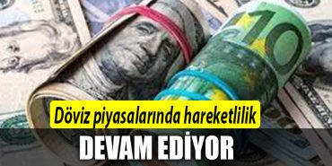 DOVIZ PIYASALARINDA HAREKETLILIK DEVAM EDIYOR