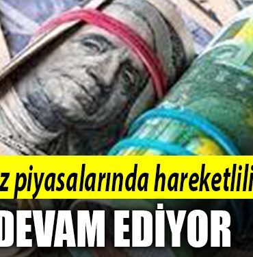 DOVIZ PIYASALARINDA HAREKETLILIK DEVAM EDIYOR