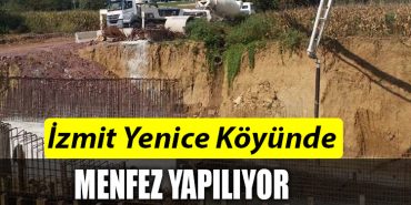 Izmit Yenice Koyunde menfez yapiliyor 1