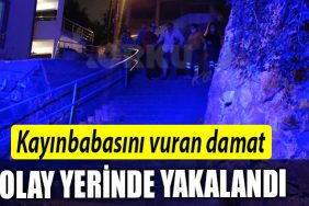Izmit te kayinbabasini vuran damat olay yerinde yakalandi