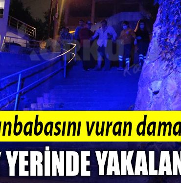 Izmit te kayinbabasini vuran damat olay yerinde yakalandi