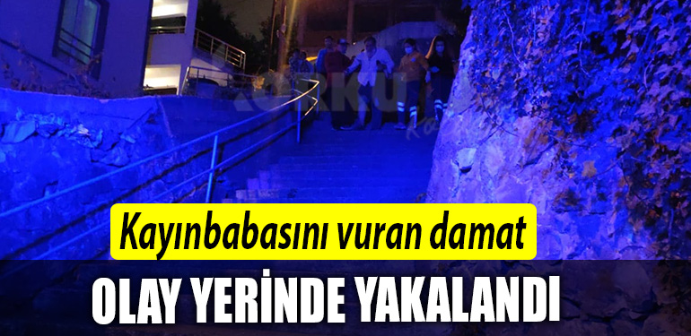 Izmit te kayinbabasini vuran damat olay yerinde yakalandi