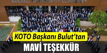 KOTO Baskani Buluttan ‘Mavi tesekkur