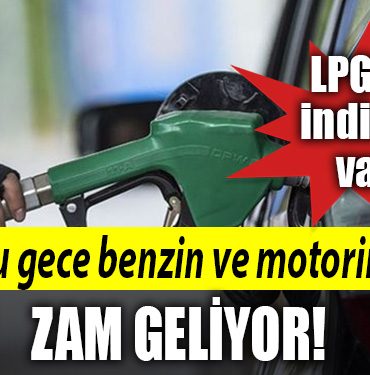 benzin motorin zam