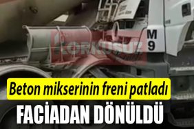 beton mikseri gebze freni patladi 1