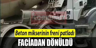 beton mikseri gebze freni patladi 1