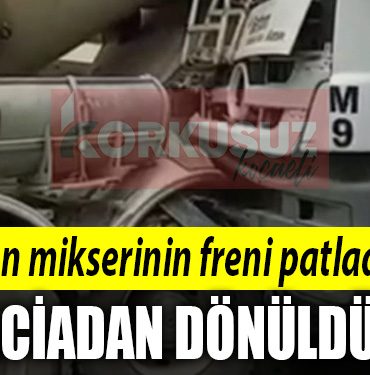 beton mikseri gebze freni patladi 1