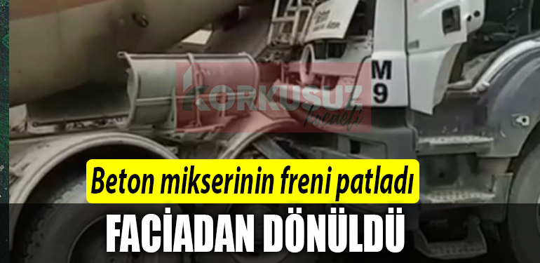 beton mikseri gebze freni patladi 1